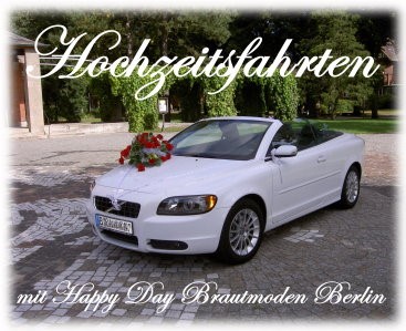 Hochzeitsauto Happy Day Brautmoden Berlin